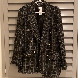 Black and gold blazer size medium